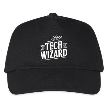 Tech Wizard - Kinder Basecap - Schwarz - Vorne