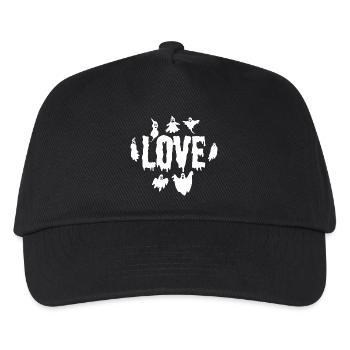 Halloween LOVE Halloween Pumpkin Ghost Halloween - Kinder Basecap - Schwarz - Vorne