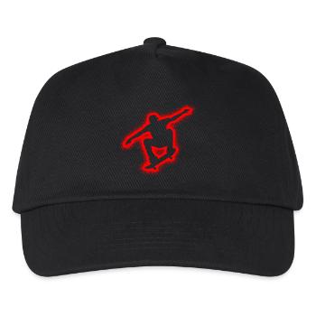 Skater Skate Skateboarder Boys Kids Skateboard - Kids’ Baseball Cap - black - Front