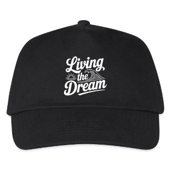 Living The Dream - Kids’ Baseball Cap - black - Front