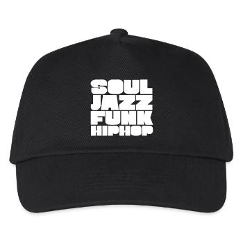 Soul Jazz Funk HipHop Typeface - Kids’ Baseball Cap - black - Front