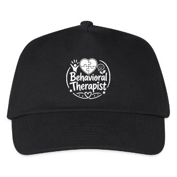 Behavioural therapist, school behaviour technician - Kids’ Baseball Cap - black - Front