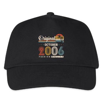 Original 2006 – 20th Anniversary Vintage Retro - Kids’ Baseball Cap - black - Front