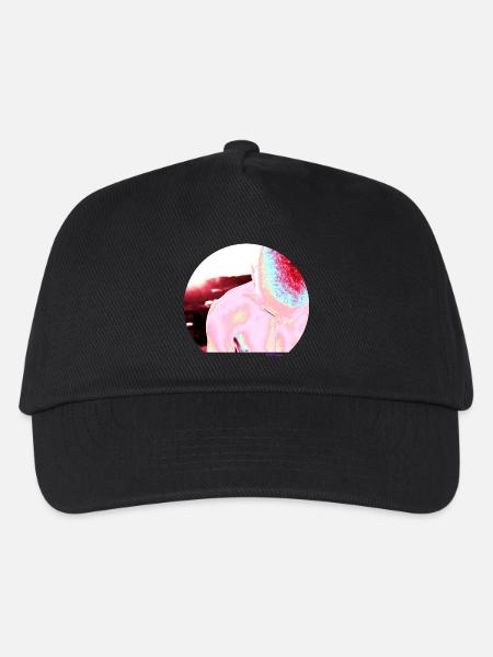 Regenbogen - Kinder Basecap - Schwarz