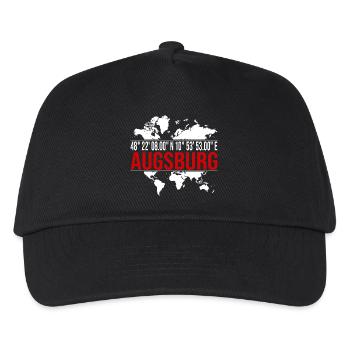 Augsburg - Kinder Basecap - Schwarz - Vorne