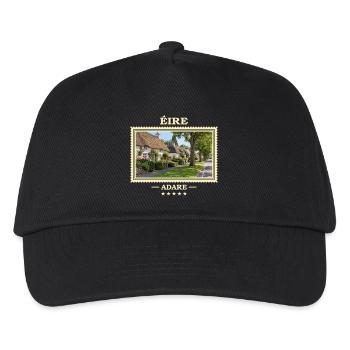 Irland Adare Vintage Reisemarke - Kinder Basecap - Schwarz - Vorne