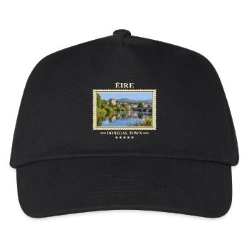 Irland Donegal Town Vintage Reisemarke - Kinder Basecap - Schwarz - Vorne