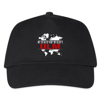 Ulm - Kinder Basecap - Schwarz - Vorne