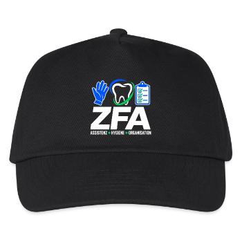 ZFA – Assistenz Hygiene Organisation - Kinder Basecap - Schwarz - Vorne