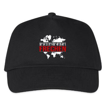 Frechen - Kinder Basecap - Schwarz - Vorne