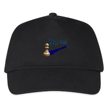 Yes, I can! 1 - Kinder Basecap - Schwarz - Vorne