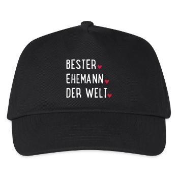 Ehemann - Kinder Basecap - Schwarz - Vorne
