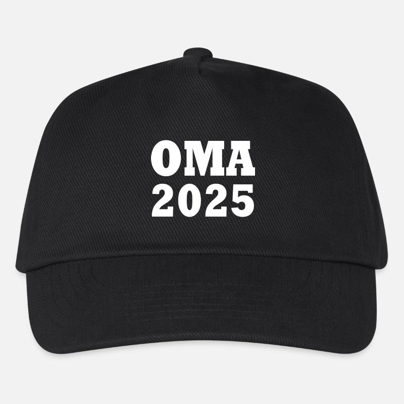 Oma 2025 - Kinder Basecap - Schwarz