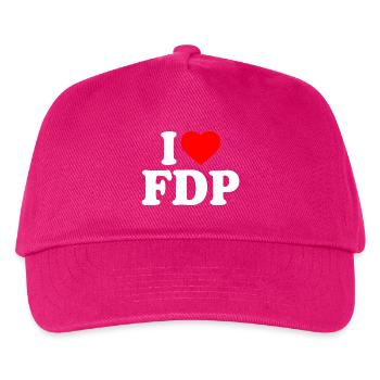 I love fdp - Kinder Basecap - Fuchsia - Vorne