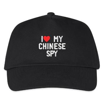 Ich liebe meinen chinesischen Spion - Kinder Basecap - Schwarz - Vorne