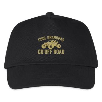 cool grandpas go off road - Casquette de baseball Enfant - noir - Devant