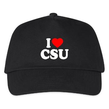 I love csu - Kinder Basecap - Schwarz - Vorne