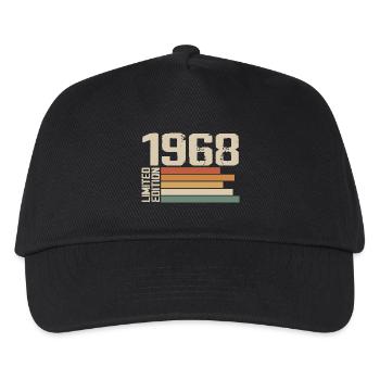 1968 Vintage - Retro 1968 Birthday Gift 1968 - Kids’ Baseball Cap - black - Front