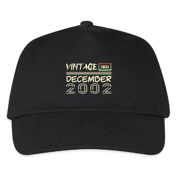 2002 Décembre 2002 Jubilé Décembre 2002 - Casquette de baseball Enfant - noir - Devant