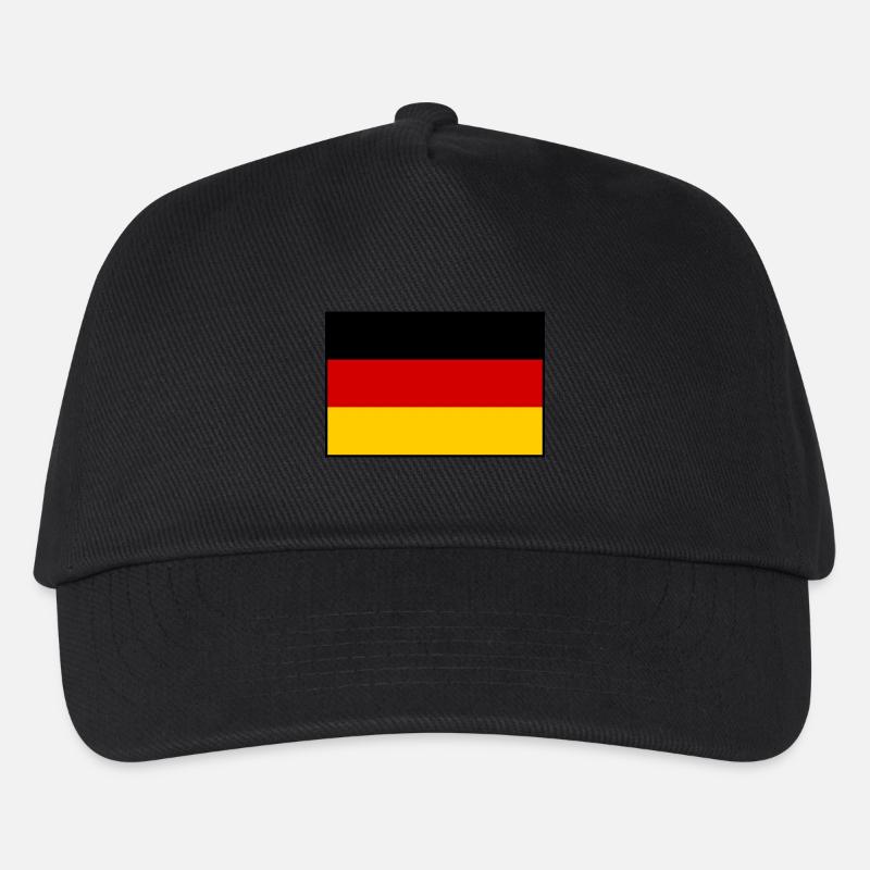 Deutschland flagge - Kinder Basecap - Schwarz