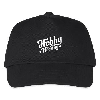Hobby Horsing - Hobby Horse - Riding - Gift - Kids’ Baseball Cap - black - Front