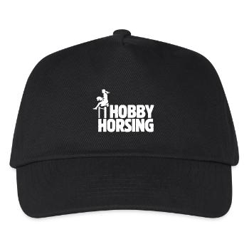 Hobby Horsing - Hobby Horse - Riding - Gift - Kids’ Baseball Cap - black - Front