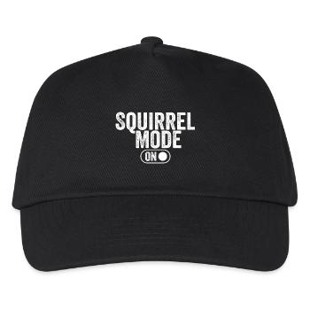 Squirrel mode on - Casquette de baseball Enfant - noir - Devant