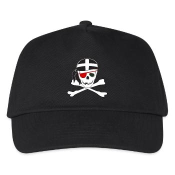 Cornish Jolly Roger - Kids’ Baseball Cap - black - Front