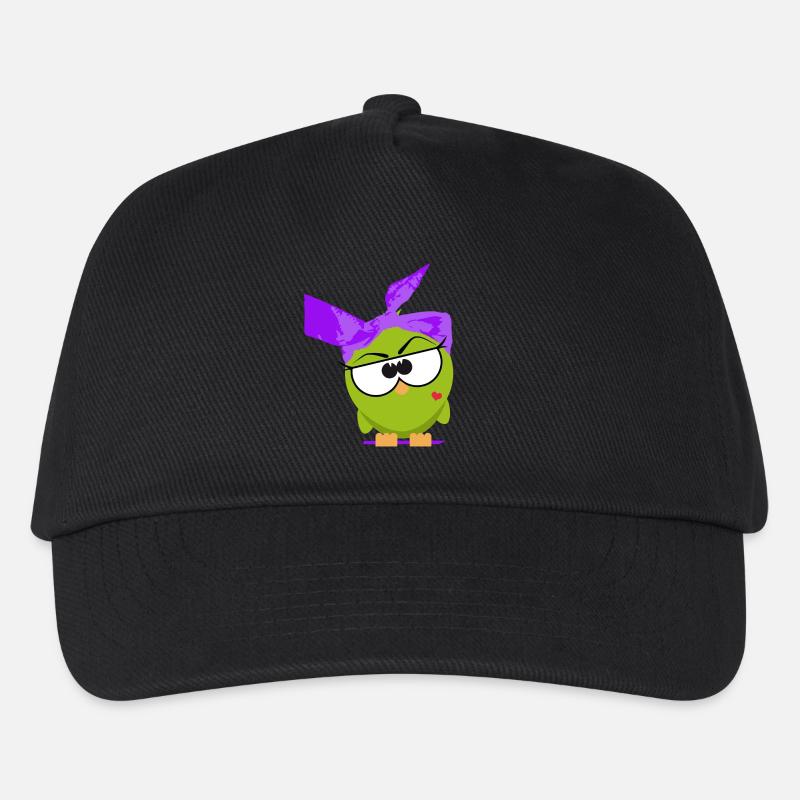 Mrs. Birdie - Kinder Basecap - Schwarz