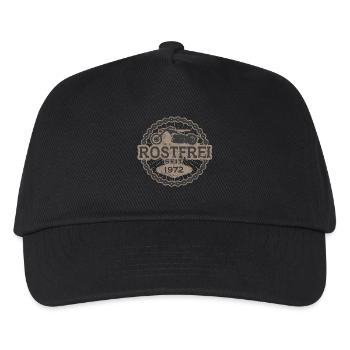 Born to ride biker oldtimer motorrad 1972 - Kinder Basecap - Schwarz - Vorne
