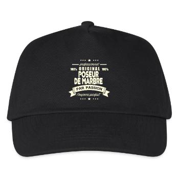 Poseur de marbre Original - Casquette de baseball Enfant - noir - Devant