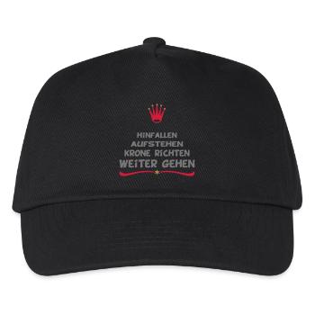 funny sayings - Kids’ Baseball Cap - black - Front
