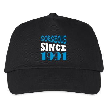 Gorgeous since 1991 - Kinder Basecap - Schwarz - Vorne