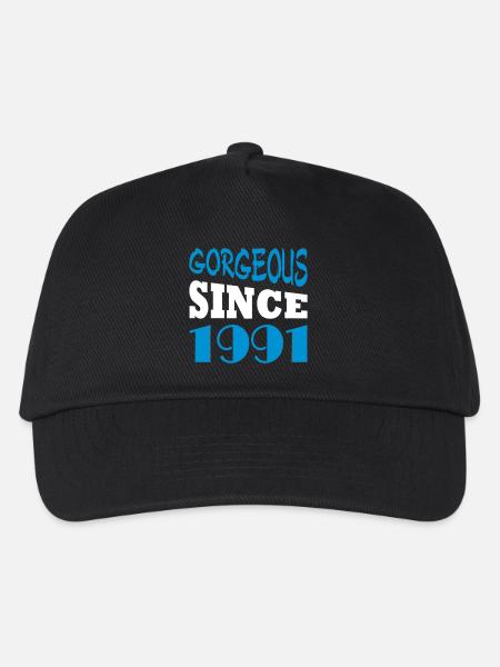 Gorgeous since 1991 - Kinder Basecap - Schwarz