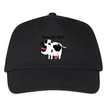 Kuh sind Sie? - Kinder Basecap - Schwarz - Vorne