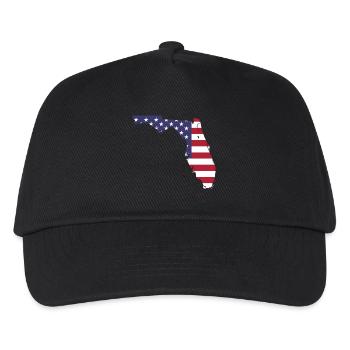 FLORIDA shirt - Kids’ Baseball Cap - black - Front