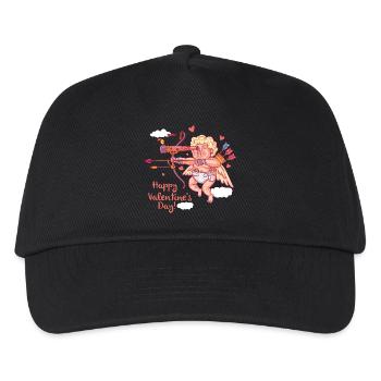 Armor with bow and arrow spreads love - Kids’ Baseball Cap - black - Front