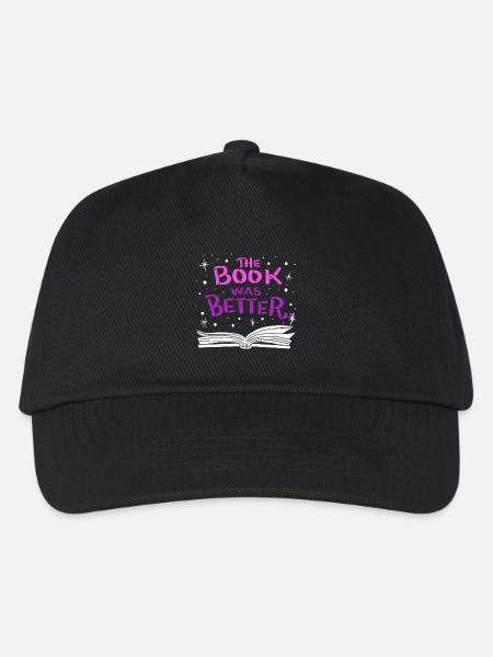 The Book was Better - Kinder Basecap - Schwarz
