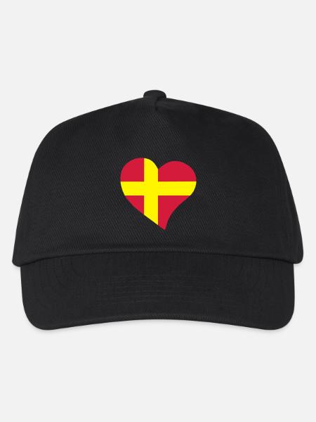  herz - Kinder Basecap - Schwarz