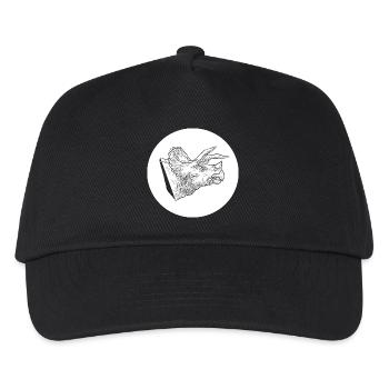 Dinosaure dinosaure Triceratops dinosaure - Casquette de baseball Enfant - noir - Devant