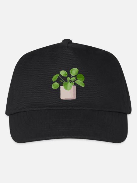 Pilea - Kinder Basecap - Schwarz