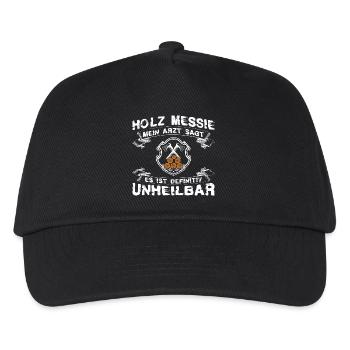Wood Messie - Kids’ Baseball Cap - black - Front