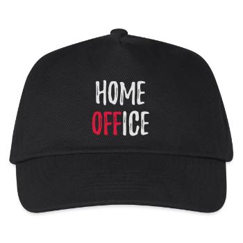 Home OFFice gift for friends Job in the office - Kids’ Baseball Cap - black - Front