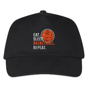 Mangez Sleep Basketball Répétez - Scratch - Casquette de baseball Enfant - noir - Devant