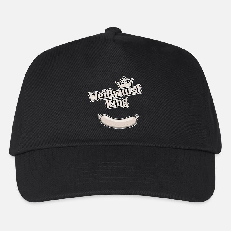 Weißwurst King bayerisches Geschenk - Kinder Basecap - Schwarz
