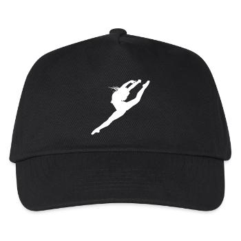 Ballerina Ballet Danse Danseuse Danse - Casquette de baseball Enfant - noir - Devant