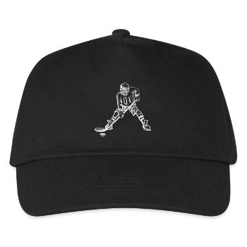 Cooler Eishockey Spieler I Hockey Geschenk - Kinder Basecap - Schwarz - Vorne