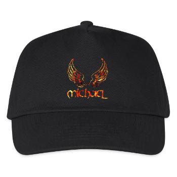 erzengel michael feu - Casquette de baseball Enfant - noir - Devant