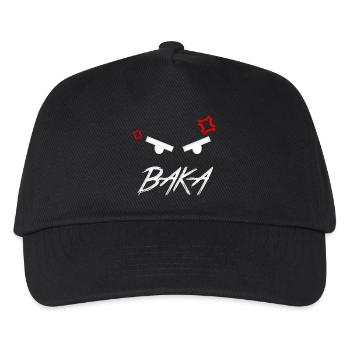 Baka Expression dans l’anime - Casquette de baseball Enfant - noir - Devant
