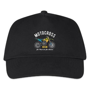 Motocross racer! - Kids’ Baseball Cap - black - Front